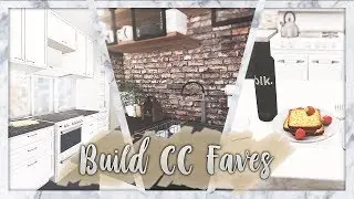 The Sims 4: Build CC Faves // Kitchens + CC LIST