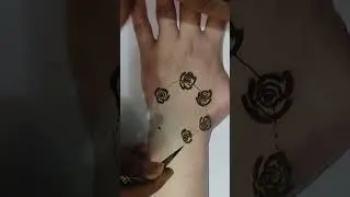 😍 Simple 🥰 fllower 🎊 mehandi 🎉 design 😍🥰🎊🎉😻