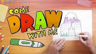 How to Draw a Temple | Come Learn with Me