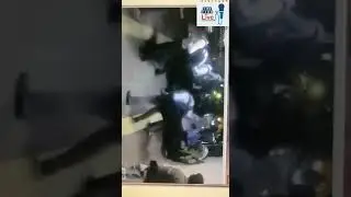 CCTV footage of Yesterday bridge collapse CST