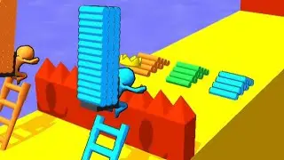 ✅ LADDER RACE - Max levels mobile game ios,Android trailer update gameplay walktrthough #11