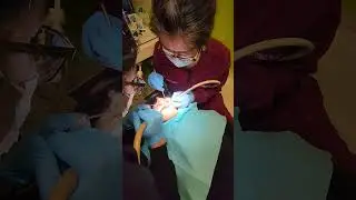 5th week and chairside assisting at DA1.5DENTALASSISTINGSCHOOL program! Great job Annia!