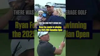 Ryan Fox on his incredible 3 wood shot that helped him secure the 2025 RBC Canadian Open! 🇨🇦🏆