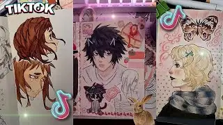 ART SKETCHBOOK 📖 TIKTOK compilation [NO OUTROS] | Read desc # 133