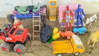 Hello kids, spiderman and captain America have guest at home today
