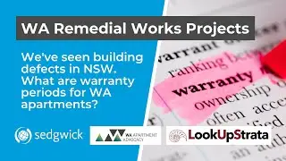 WA: We've seen building defects in NSW. What are warranty periods for WA apartments?  | LOOKUPSTRATA
