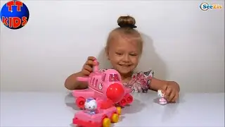 ✔ Хелло Китти - Игрушка Самолет и Ярослава. Hello Kitty is a toy airplane for Yaroslava. Серия 33 ✔
