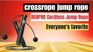 Crossrope Jump Rope Review: RENPHO Cordless Jump Rope | Fitness Gadgets