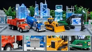 Construction Vehicles Song 🏗️ Street Vehicles & Car Toys for Kids   Learn Colors & Names