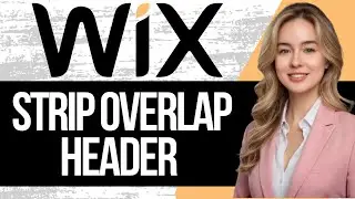 Как добавить полоску в перекрывающийся заголовок в Wix