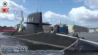 Japan Navy's Floats New &lsquo;Taigei&rsquo; Class Submarine with Stealth Features!