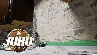 DIY GROUTING MOSAIC WALL TILES from Costco Golden Select | JURO Workshop