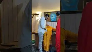 Tail bone adjustment #chiropractor #physiotherapist #physiotherapy