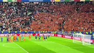Celebration of Dutch Fans After the Match #EURO2024 #Linksrecht #Netherlands