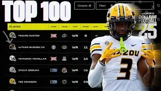 Top 100 Players in College Football 25! (MUST SEE RATINGS)