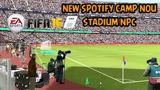 RELESE❗new spotify camp nou barcelona stadium npc by dixii zee #fifa16 #fifa16offline #stadiumfifa16