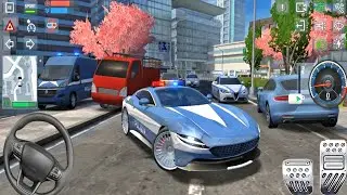 New Police Simulator 2026 US Tesla Driver Cop Simulator Chasing Game Real Car Game Android Gameplay
