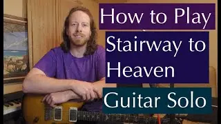 Stairway to Heaven guitar solo | lesson with tab! | best intermediate guitar solo to learn!