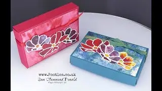 Stampin' Up! See a Silhouette Fussy Cut Box Tutorial