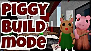 Playing my build mode map again but this one is￼ called Christmas house in piggy 