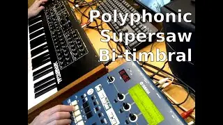 Prophet Rev2 + Rm1x trance track, with bi-timbral polyphonic supersaws. Named 