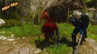 What 100 Hours In Witcher 3 Looks Like. | Brutal Witcher 3 combat.