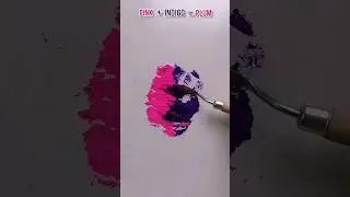 Captivating Yellow and Blue Rangoli Mixing | Vibrant Color Blend ASMR