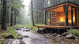 Rain Forest Rainfall and Piano Soundscape for Sleeping Comfort