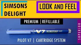V for Victory in cartridge system! | PILOT V7 HI-TECPOINT 0.7 | CARTRIDGE SYSTEM