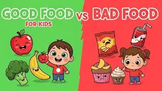 Healthy Food vs Junk Food 🍎🍔 Fun Learning for Kids | ABC Magic 123