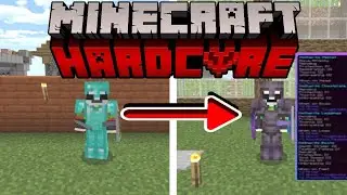 Minecraft hardcore,, world diamond ,,armor convert in ,,netherite