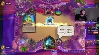 Hearthstone Forsen's Luckiest Yogg Saron Play