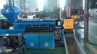 双机00253double stage waste pe film granulator machine