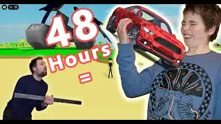 48 HOUR Grind on Lifting Simulator ROBLOX