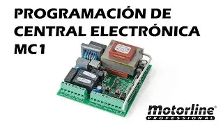 Programaci&oacute;n de la central electr&oacute;nica modelo MC1 para motor de cremallera Motorline