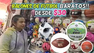 ⚽ ¿Donde comprar BALONES DE FUTBOL BARATOS? 🏈🥅