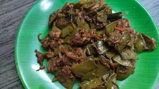 இப்படி ஒரு சுவையில் அவரைக்காய் வறுவல்  || Avarakkai fry || Broad beans masala || sridhuvakitchen