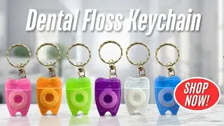 Dental Floss Keychain &ndash; Fresh Smile Anywhere!