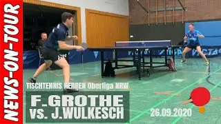 Fabian Grothe vs Julian Wulkesch | TT Oberliga Herren NRW TTC Schwalbe Bergneustadt 2 - TTV Ronsdorf