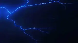 Lightning And Thunder Effect Background Video Footage