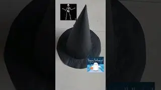 easy Halloween hat #shorts #youtubeshorts #ytshorts #halloween