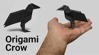 Origami Crow - Discover the MYSTERIOUS Origami Crow (Raven)!