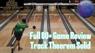 Does our opinion change after 80+ games? Track Theorem Solid full Bowling ball review!! // 2025 //4k