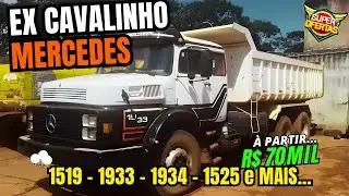 EX CAVALINHO MERCEDES QUALIFICADO na CA&Ccedil;AMBA &agrave; PARTIR DE 70 MIL REAIS #mb1519 #mb1934 #mb193