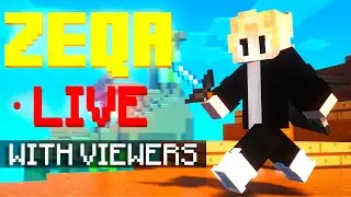 🔴 ZEQA With YOU But Default Pack! || LIVE