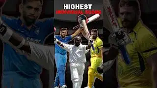 Highest Individual Scores In International Cricket🔥#shorts #cricketshorts #viralshorts #highestscore