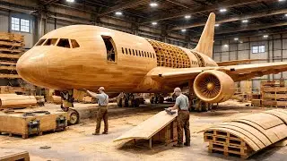 Inside the Workshop: The Complete Process of Building a Wooden Boeing 787