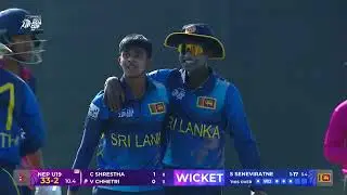 Seneviratne tearing up Nepal's top order! | Sri Lanka U19 vs Nepal U19| DP World Men's Asia Cup 2025