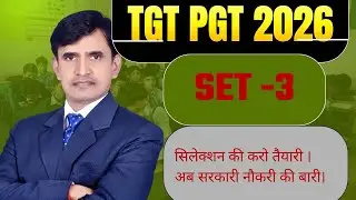 TGT PGT English 2026 Preparation Set-3 | By: Arvind Sir EWAS |