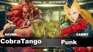 SFV/SF5 AE CobraTango (Akuma) vs Punk (cammy) Ranked match set